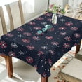 thumbnail image 1 of Yayeee Tablecloths 54" x 54" Rectangle Wrinkle Resistant Party Table Cover, Red Fireworks Pattern, 1 of 8
