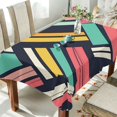 thumbnail image 1 of Yayeee Tablecloths 54" x 54" Rectangle Wrinkle Resistant Party Table Cover, Red Geometric, 1 of 8