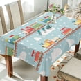 thumbnail image 1 of Yayeee Tablecloths 54" x 54" Rectangle Wrinkle Resistant Party Table Cover, Red Trains Pattern, 1 of 8