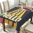 thumbnail image 1 of Yayeee Tablecloths 54" x 54" Rectangle Wrinkle Resistant Party Table Cover, Red UFO, 1 of 8