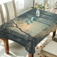 thumbnail image 1 of Yayeee Tablecloths 54" x 54" Rectangle Wrinkle Resistant Party Table Cover, Retro Forest, 1 of 8