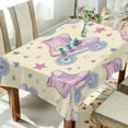 thumbnail image 1 of Yayeee Tablecloths 54" x 54" Rectangle Wrinkle Resistant Party Table Cover, Roller Disco, 1 of 8
