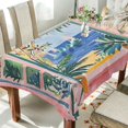 thumbnail image 1 of Yayeee Tablecloths 54" x 54" Rectangle Wrinkle Resistant Party Table Cover, Seaside Leaves, 1 of 8