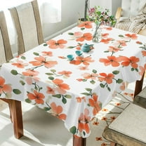 Yayeee Tablecloths 54" x 54" Rectangle Wrinkle Resistant Party Table Cover, Small Floral Blooms