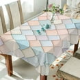 thumbnail image 1 of Yayeee Tablecloths 54" x 54" Rectangle Wrinkle Resistant Party Table Cover, Small Pink Pattern, 1 of 8