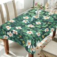 thumbnail image 1 of Yayeee Tablecloths 54" x 54" Rectangle Wrinkle Resistant Party Table Cover, Small White Flowers, 1 of 8