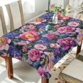 thumbnail image 1 of Yayeee Tablecloths 54" x 54" Rectangle Wrinkle Resistant Party Table Cover, Soft Pinks Flowers, 1 of 8
