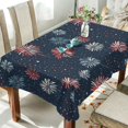 thumbnail image 1 of Yayeee Tablecloths 54" x 54" Rectangle Wrinkle Resistant Party Table Cover, Starry Fireworks Pattern, 1 of 8