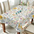 thumbnail image 1 of Yayeee Tablecloths 54" x 54" Rectangle Wrinkle Resistant Party Table Cover, Watercolor Wildflowers, 1 of 8