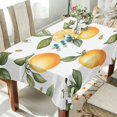 thumbnail image 1 of Yayeee Tablecloths 54" x 54" Rectangle Wrinkle Resistant Party Table Cover, White Watercolor Oranges, 1 of 8