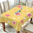 thumbnail image 1 of Yayeee Tablecloths 54" x 54" Rectangle Wrinkle Resistant Party Table Cover, Yellow Stars, 1 of 8