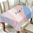 thumbnail image 1 of Yayeee Tablecloths 54" x 72" Rectangle Wrinkle Resistant Party Table Cover, Abstract Blue, 1 of 8