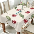 thumbnail image 1 of Yayeee Tablecloths 54" x 72" Rectangle Wrinkle Resistant Party Table Cover, Beige Cherry, 1 of 8