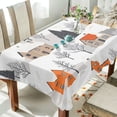 thumbnail image 1 of Yayeee Tablecloths 54" x 72" Rectangle Wrinkle Resistant Party Table Cover, Beige Snow Houses, 1 of 8