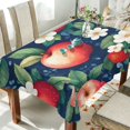 thumbnail image 1 of Yayeee Tablecloths 54" x 72" Rectangle Wrinkle Resistant Party Table Cover, Blue Apple Pattern, 1 of 8