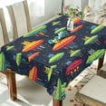 thumbnail image 1 of Yayeee Tablecloths 54" x 72" Rectangle Wrinkle Resistant Party Table Cover, Colorful Space Cat, 1 of 8