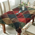 thumbnail image 1 of Yayeee Tablecloths 54" x 72" Rectangle Wrinkle Resistant Party Table Cover, Dark Tartan Pattern, 1 of 8