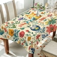 thumbnail image 1 of Yayeee Tablecloths 54" x 72" Rectangle Wrinkle Resistant Party Table Cover, Floral Animals, 1 of 8