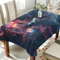 thumbnail image 1 of Yayeee Tablecloths 54" x 72" Rectangle Wrinkle Resistant Party Table Cover, Glowing Jellyfish, 1 of 8