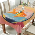 thumbnail image 1 of Yayeee Tablecloths 54" x 72" Rectangle Wrinkle Resistant Party Table Cover, Goldfish, 1 of 8