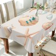 thumbnail image 1 of Yayeee Tablecloths 54" x 72" Rectangle Wrinkle Resistant Party Table Cover, Gray Seashell, 1 of 8