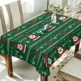 thumbnail image 1 of Yayeee Tablecloths 54" x 72" Rectangle Wrinkle Resistant Party Table Cover, Green Christmas Trees, 1 of 8