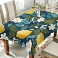 thumbnail image 1 of Yayeee Tablecloths 54" x 72" Rectangle Wrinkle Resistant Party Table Cover, Green Lemon Leaves, 1 of 8
