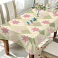 thumbnail image 1 of Yayeee Tablecloths 54" x 72" Rectangle Wrinkle Resistant Party Table Cover, Pastel Green Geometric, 1 of 8