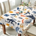 thumbnail image 1 of Yayeee Tablecloths 54" x 72" Rectangle Wrinkle Resistant Party Table Cover, Playful Forest, 1 of 8