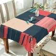 thumbnail image 1 of Yayeee Tablecloths 54" x 72" Rectangle Wrinkle Resistant Party Table Cover, Red Teal Plaid, 1 of 8