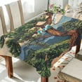 thumbnail image 1 of Yayeee Tablecloths 54" x 72" Rectangle Wrinkle Resistant Party Table Cover, Retro Pine Tree, 1 of 8