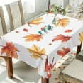 thumbnail image 1 of Yayeee Tablecloths 54" x 72" Rectangle Wrinkle Resistant Party Table Cover, Watercolor Autumn Leaves, 1 of 8