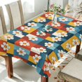 thumbnail image 1 of Yayeee Tablecloths 54" x 72" Rectangle Wrinkle Resistant Party Table Cover, Yellow Checkered Daisy, 1 of 8