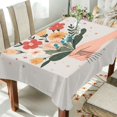 thumbnail image 1 of Yayeee Tablecloths 54" x 72" Rectangle Wrinkle Resistant Party Table Cover, Yellow Cute Flower, 1 of 8