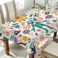 thumbnail image 1 of Yayeee Tablecloths 60" x 108" Rectangle Wrinkle Resistant Party Table Cover, Abstract Floral, 1 of 8