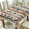 thumbnail image 1 of Yayeee Tablecloths 60" x 108" Rectangle Wrinkle Resistant Party Table Cover, Black Abstract Dots, 1 of 8