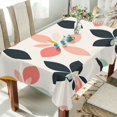 thumbnail image 1 of Yayeee Tablecloths 60" x 108" Rectangle Wrinkle Resistant Party Table Cover, Black Retro Flower, 1 of 8