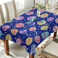 thumbnail image 1 of Yayeee Tablecloths 60" x 108" Rectangle Wrinkle Resistant Party Table Cover, Blue Colorful Candies, 1 of 8