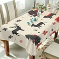 thumbnail image 1 of Yayeee Tablecloths 60" x 108" Rectangle Wrinkle Resistant Party Table Cover, Christmas Forest, 1 of 8