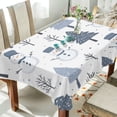 thumbnail image 1 of Yayeee Tablecloths 60" x 108" Rectangle Wrinkle Resistant Party Table Cover, Cute Snowmen, 1 of 8