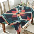 thumbnail image 1 of Yayeee Tablecloths 60" x 108" Rectangle Wrinkle Resistant Party Table Cover, Green Abstract, 1 of 8