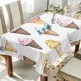 thumbnail image 1 of Yayeee Tablecloths 60" x 108" Rectangle Wrinkle Resistant Party Table Cover, Ice Cream Pattern, 1 of 8