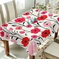 thumbnail image 1 of Yayeee Tablecloths 60" x 108" Rectangle Wrinkle Resistant Party Table Cover, Pink Floral, 1 of 8