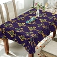 thumbnail image 1 of Yayeee Tablecloths 60" x 108" Rectangle Wrinkle Resistant Party Table Cover, Purple Flowers Pattern, 1 of 8