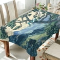 thumbnail image 1 of Yayeee Tablecloths 60" x 108" Rectangle Wrinkle Resistant Party Table Cover, Retro Tree, 1 of 8