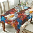 thumbnail image 1 of Yayeee Tablecloths 60" x 108" Rectangle Wrinkle Resistant Party Table Cover, Vibrant Floral, 1 of 8