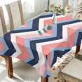 thumbnail image 1 of Yayeee Tablecloths 60" x 108" Rectangle Wrinkle Resistant Party Table Cover, White Geometric, 1 of 8