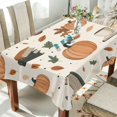 thumbnail image 1 of Yayeee Tablecloths 60" x 120" Rectangle Wrinkle Resistant Party Table Cover, Beige Fall Leaves, 1 of 8