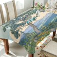 thumbnail image 1 of Yayeee Tablecloths 60" x 120" Rectangle Wrinkle Resistant Party Table Cover, Beige Mountain, 1 of 8