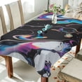 thumbnail image 1 of Yayeee Tablecloths 60" x 120" Rectangle Wrinkle Resistant Party Table Cover, Black, 1 of 8